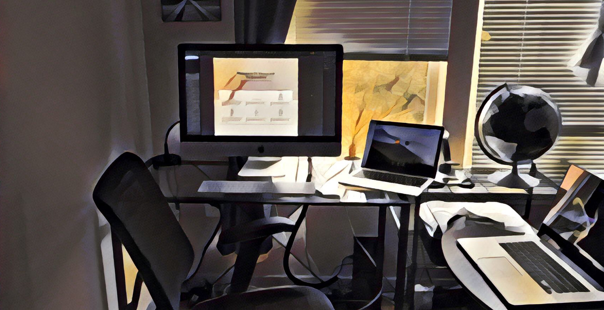 Everlastin studio workspace